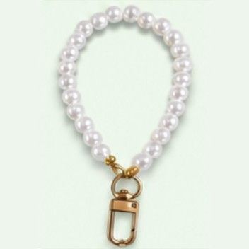 Pearl photo keychain